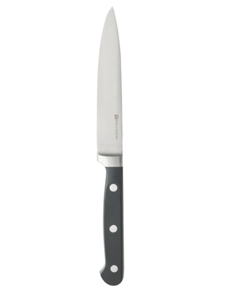 Cuchillo mondador 9 cm acero plástico liso Qualicoup Pro.cooker