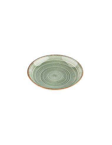 Plato Hondo Redondo Porcelana Verde 20 Cm Hypnosis Verde Porland