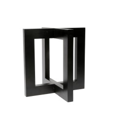 Elevador bambú negro 15x15x20 cm Pro.mundi