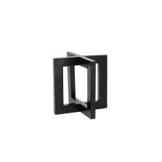 Elevador de bambú negro 7x7x10 cm Pro.mundi