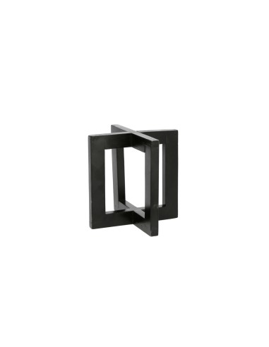 Elevador de bambú negro 7x7x10 cm Pro.mundi