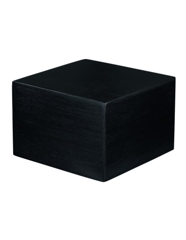 Elevador cubo bambú negro 15x15x10 cm Pro.mundi