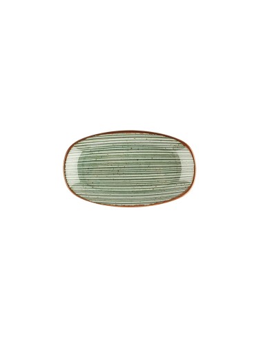 Fuente Ovalada Porcelana Verde 16 Cm Hypnosis Verde Porland