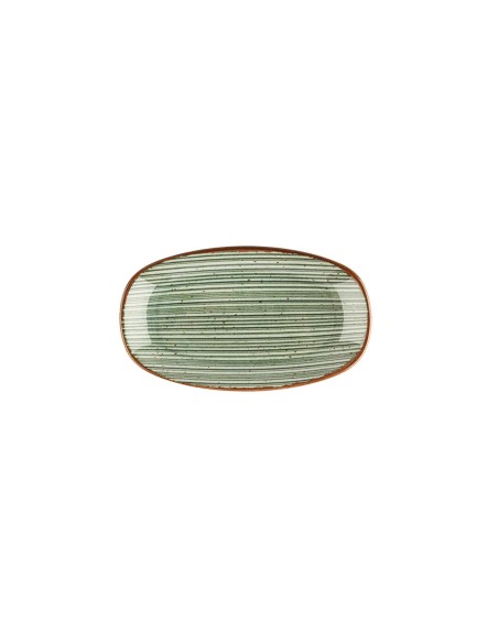 Fuente Ovalada Porcelana Verde 16 Cm Hypnosis Verde Porland