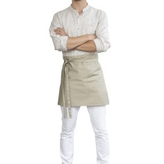 Delantal corto greige Talla única Bistro Pro.mundi