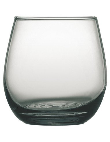 Vaso forma baja gris vidrio 32 cl Cara Pro.mundi