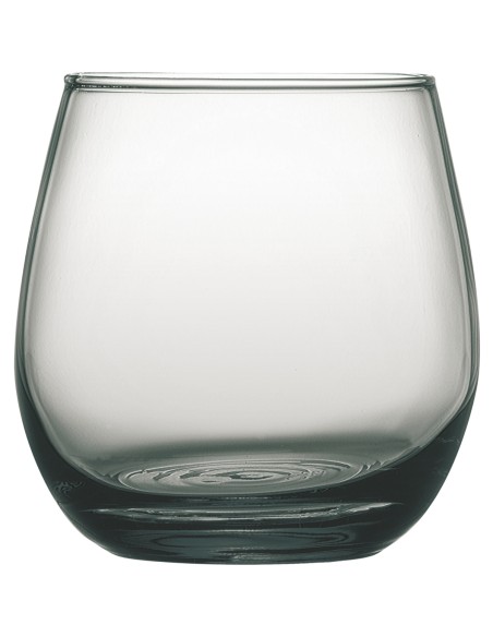 Vaso forma baja gris vidrio 32 cl Cara Pro.mundi