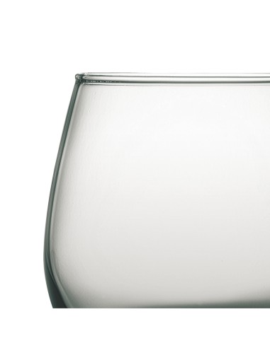 Vaso forma baja gris vidrio 32 cl Cara Pro.mundi
