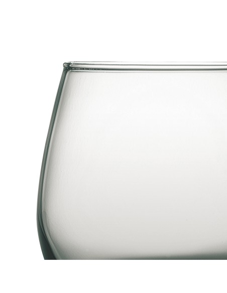 Vaso forma baja gris vidrio 32 cl Cara Pro.mundi