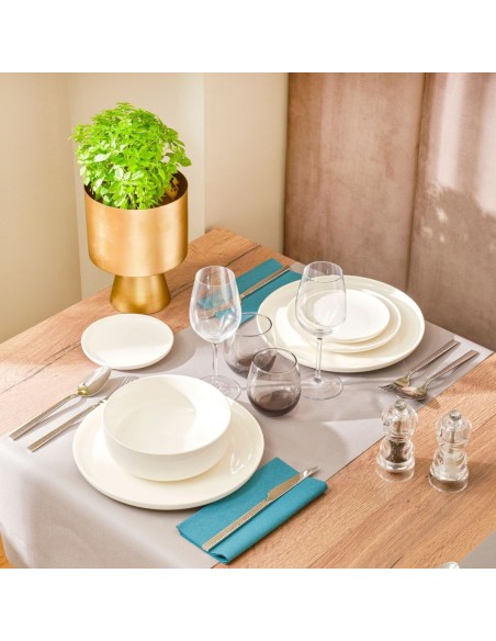 Vaso forma baja gris vidrio 32 cl Cara Pro.mundi