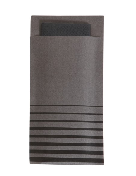 Funda gris de celulosa 10x20 cm Isi Pro.mundi (200 unidades)