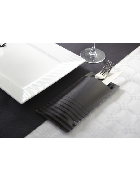 Funda gris de celulosa 10x20 cm Isi Pro.mundi (200 unidades)