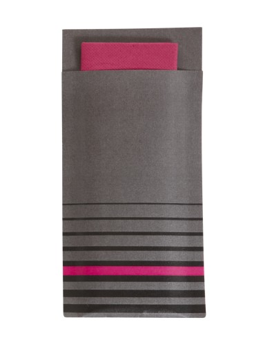 Funda gris de celulosa 10x20 cm Isi Pro.mundi (200 unidades)