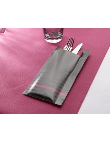 Funda gris de celulosa 10x20 cm Isi Pro.mundi (200 unidades)