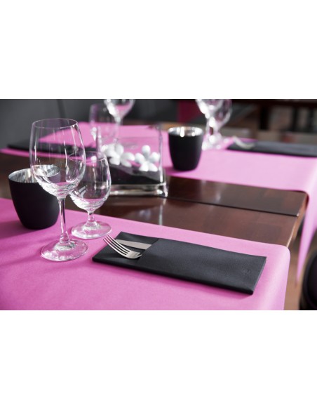 Funda negra no tejido 40x40 cm Switty Pro.mundi (50 unidades)