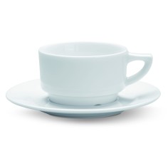 Taza de espresso redonda blanca porcelana 9 cl Ø 7 cm Cafett Pro.mundi