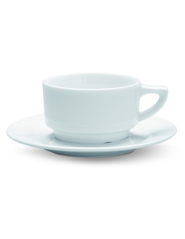 Taza de espresso redonda blanca porcelana 9 cl Ø 7 cm Cafett Pro.mundi