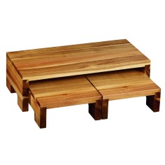 Lote de 3 alzas de acacia Pro.mundi