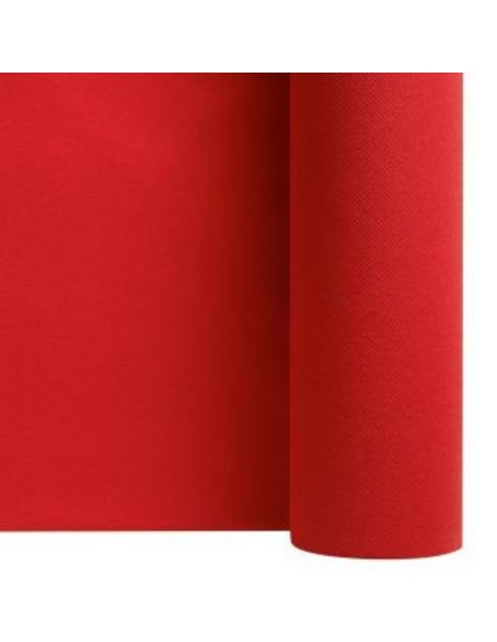 Mantel desechable rojo no tejido 1