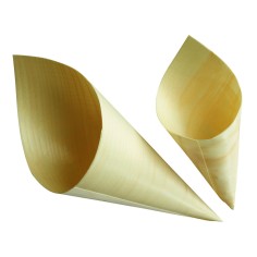 Caja de 1000 conos de madera Ø 6 cm 17 cm x 12 cm Pro.mundi