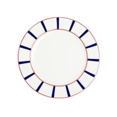 Plato llano con ala blanco porcelana Ø 24 cm Ama Pro.mundi