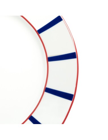 Plato llano con ala blanco porcelana Ø 24 cm Ama Pro.mundi