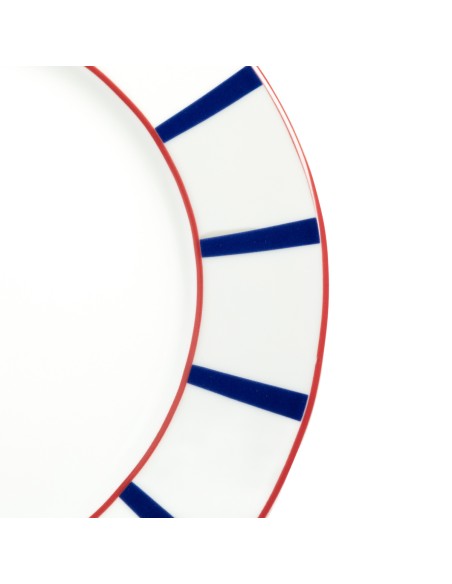 Plato llano con ala blanco porcelana Ø 24 cm Ama Pro.mundi