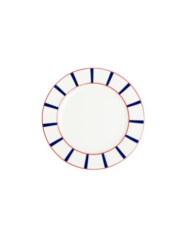 Plato llano con ala porcelana blanca Ø 21 cm Ama Pro.mundi