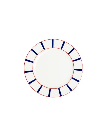 Plato llano con ala porcelana blanca Ø 21 cm Ama Pro.mundi