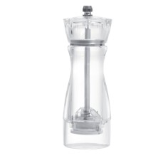 Molinillo de pimienta transparente Ø 5 cm 15 cm Spice Pro.mundi