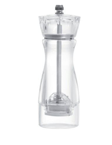 Molinillo de pimienta transparente Ø 5 cm 15 cm Spice Pro.mundi