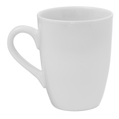 Mug redondo blanco porcelana 32 cl Ø 8