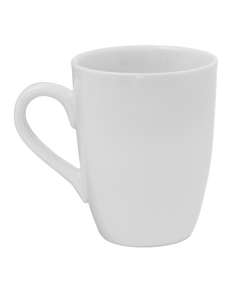 Mug redondo blanco porcelana 32 cl Ø 8