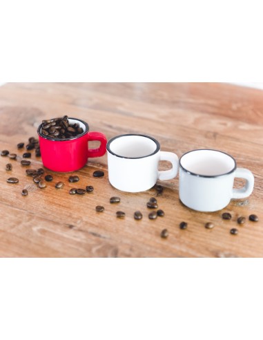 Mug redondo blanco gres esmaltado 25 cl Ø 8,5 cm Bistrot Pro.mundi