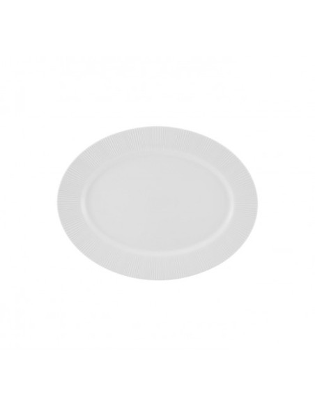 Fuente Ovalada Porcelana Blanco 36 Cm Verve Vista Alegre