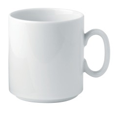 Mug redondo blanco porcelana 30 cl Ø 8 cm K Pro.mundi