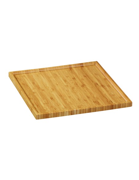 Bandeja de bambú 30x30x1