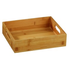 Caja de bambú 30x25x7