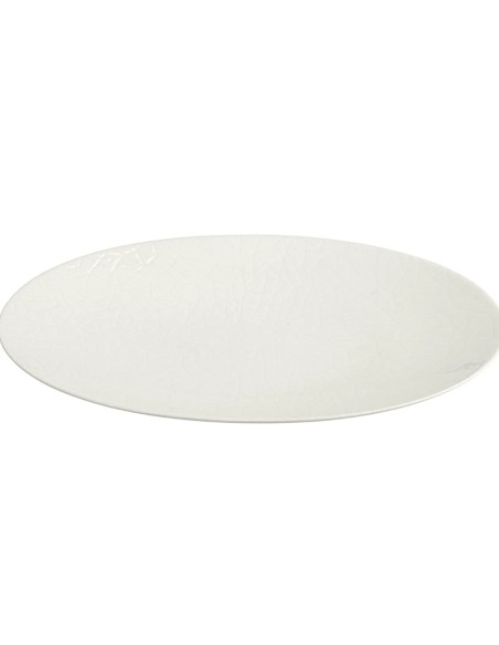 Bandeja Oval Porcelana Blanco 33 Cm Ilussion Porland