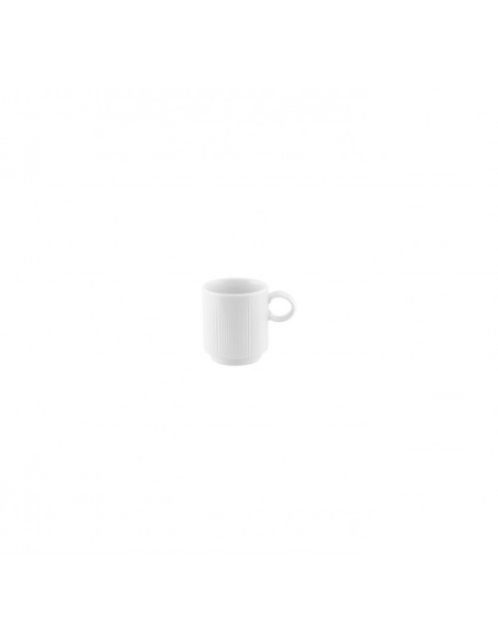 Taza Café Apilable Porcelana Blanco 9 Cl Verve Vista Alegre