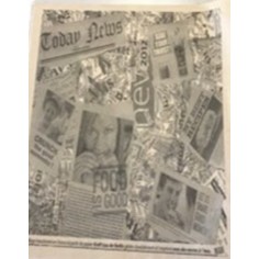 Papel alimentario papel gris 20x25 cm 40 g/m² Pro.mundi (1000 unidades)