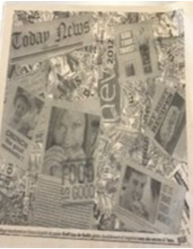 Papel alimentario papel gris 20x25 cm 40 g/m² Pro.mundi (1000 unidades)