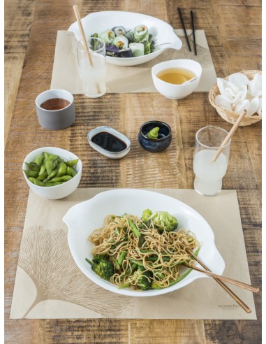 Par de palillos cobre inox 18/0 23 cm Chopsy Pro.mundi