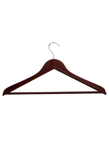 Percha con barra wengué 44