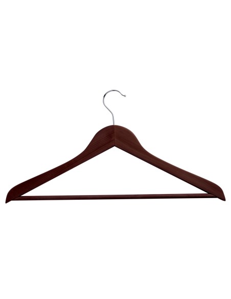 Percha con barra wengué 44