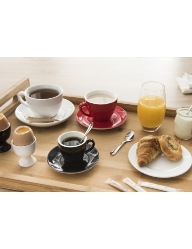 Platillo de desayuno redondo blanco porcelana Ø 16 cm Emotions Pro.mundi