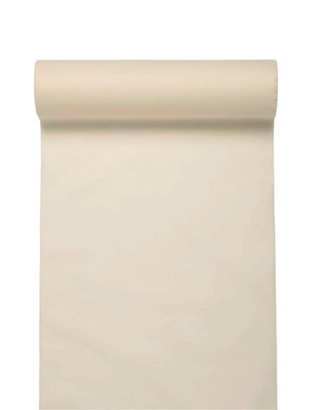 Rollo de mantel desechable marfil no tejido 1