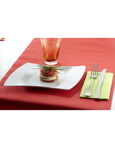 Rollo camino rojo no tejido 0,4x24 m Lisah Pro.mundi