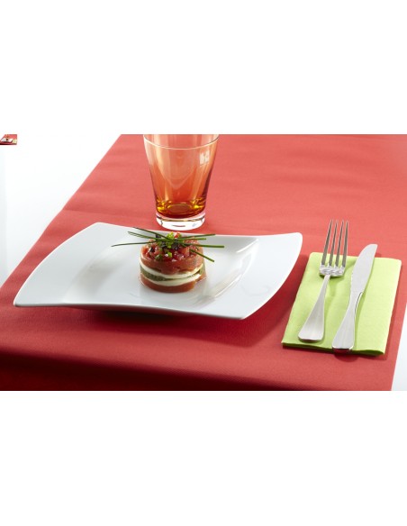 Rollo camino rojo no tejido 0,4x24 m Lisah Pro.mundi