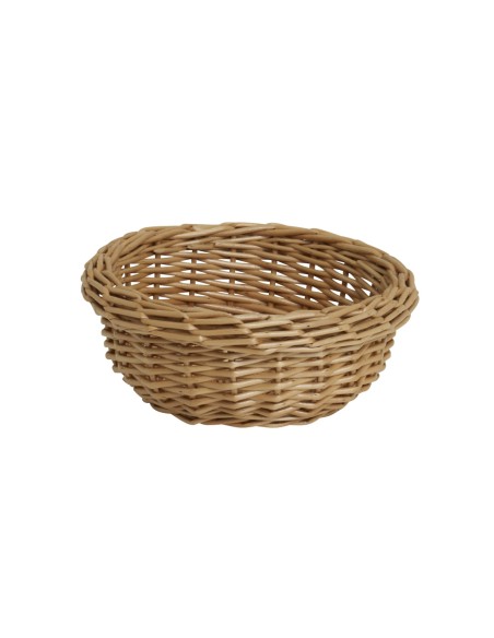 Cesta redonda beige mimbre Ø 15